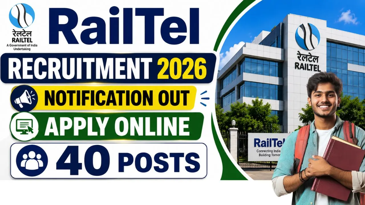 RailTel Apprentice Recruitment 2026