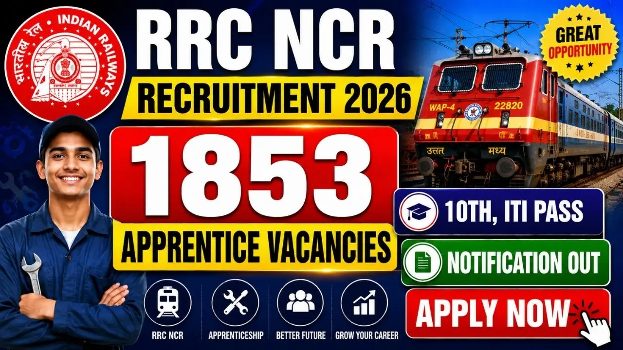 RRC NCR Apprentice Bharti 2026