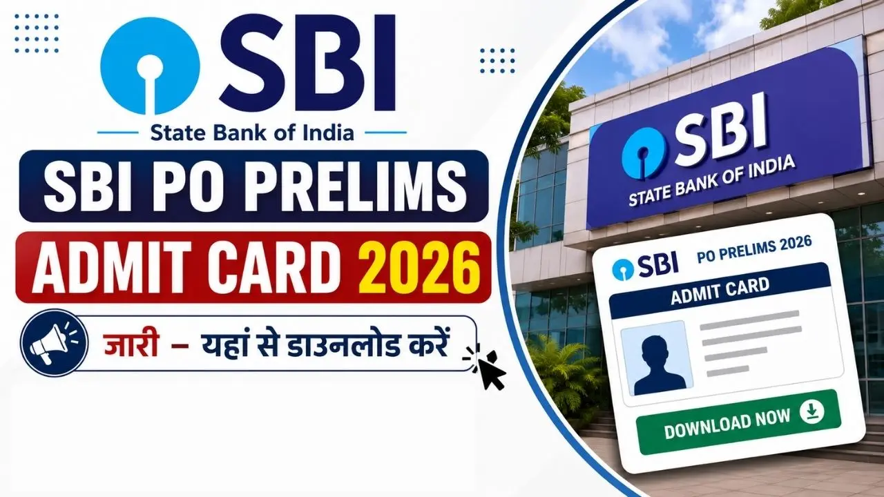 SBI PO Prelims Admit Card