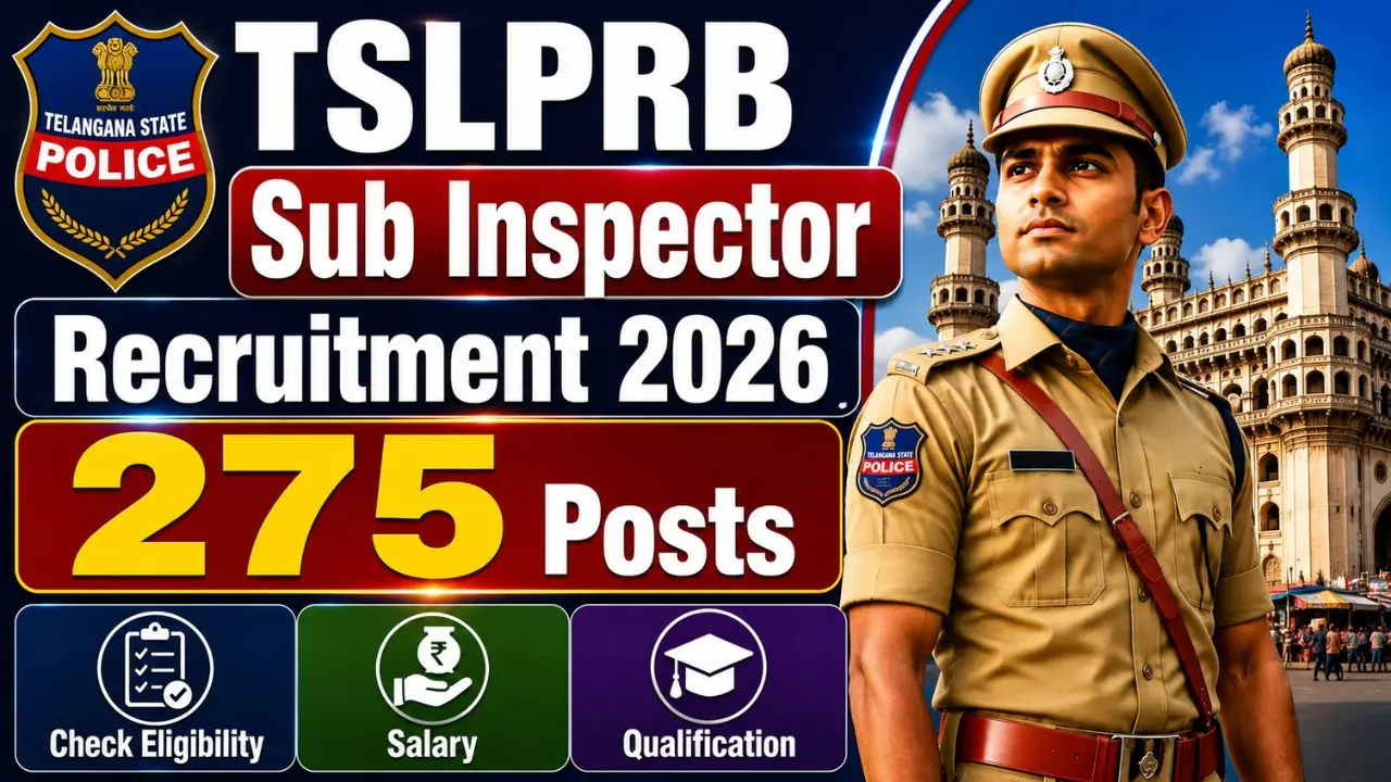 TSLPRB Sub Inspector (SI) Recruitment 2026