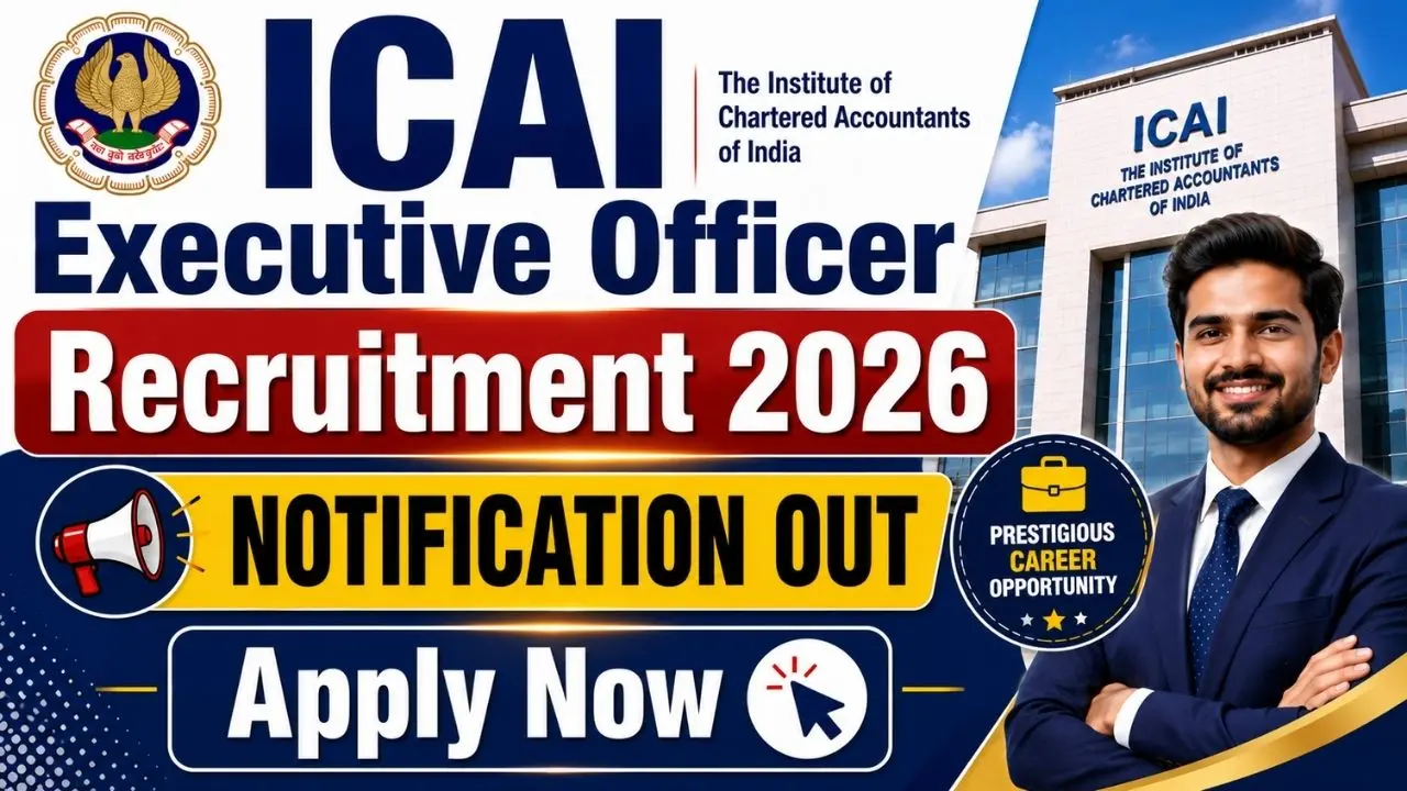 ICAI Executive Recruitment 2026