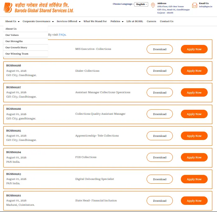 BGSSL Various Post Recruitment 2026