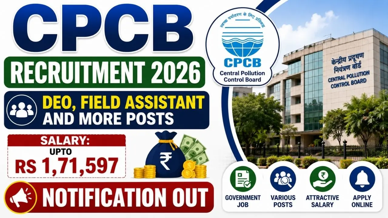 CPCB Recruitment 2026