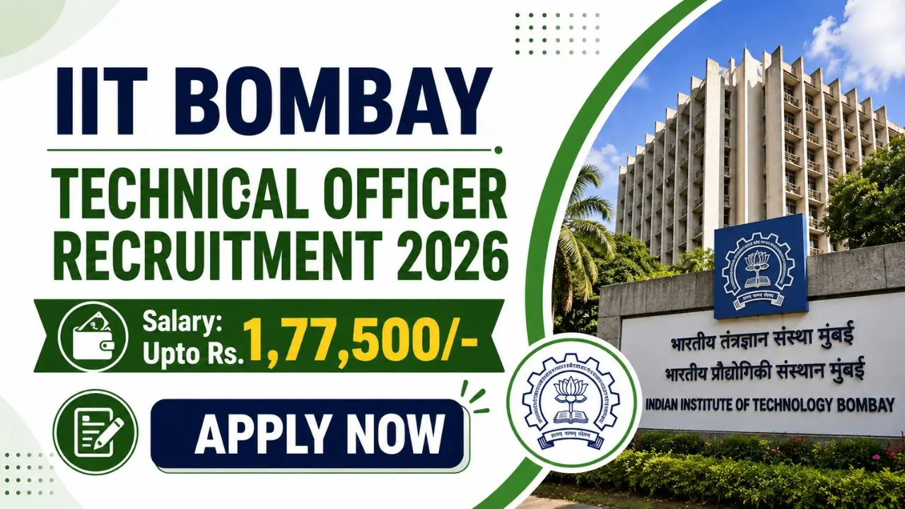 IIT Bombay Technical Officer Recruitment 2026