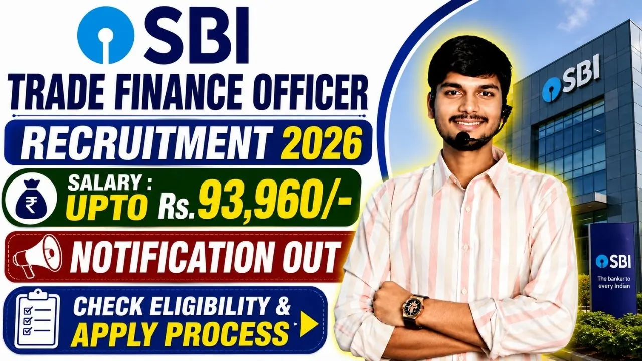 SBI Trade Finance Officer Recruitment 2026