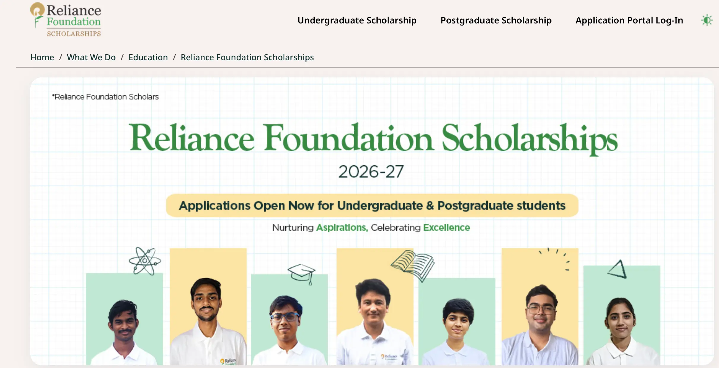 Reliance Foundation Scholarship 2026