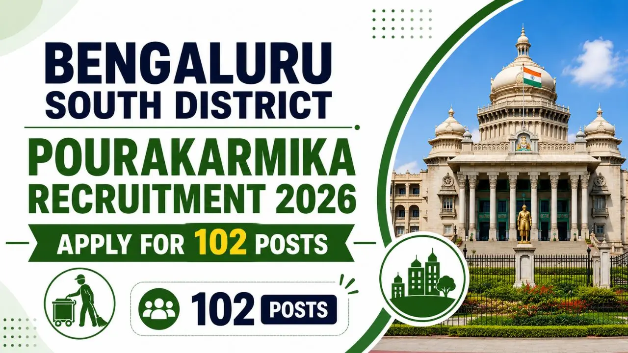 Bengaluru South District Pourakarmika Recruitment 2026