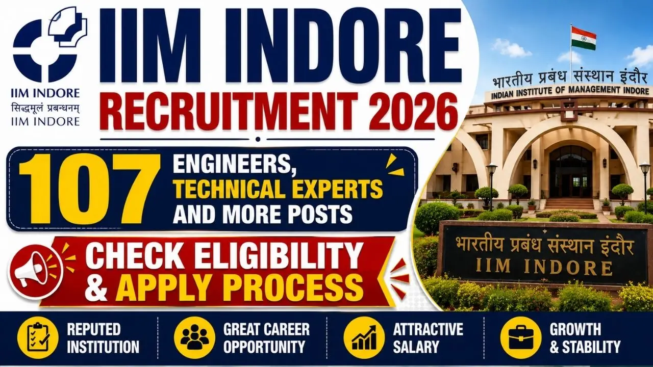 IIM Indore Various Post Recruitment 2026