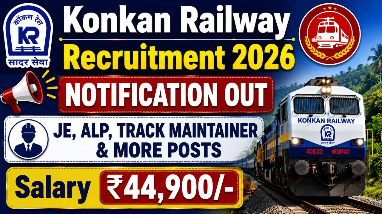 Konkan Railway Recruitment 2026