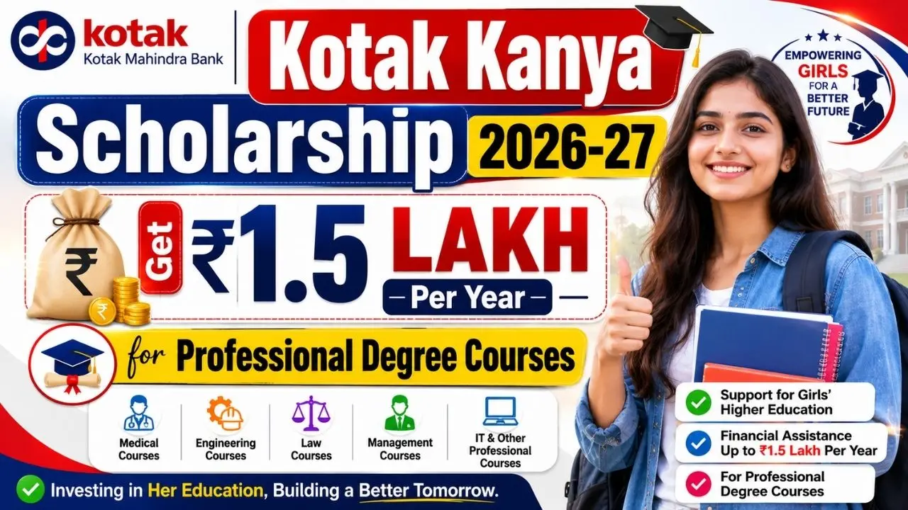Kotak Kanya Scholarship 2026