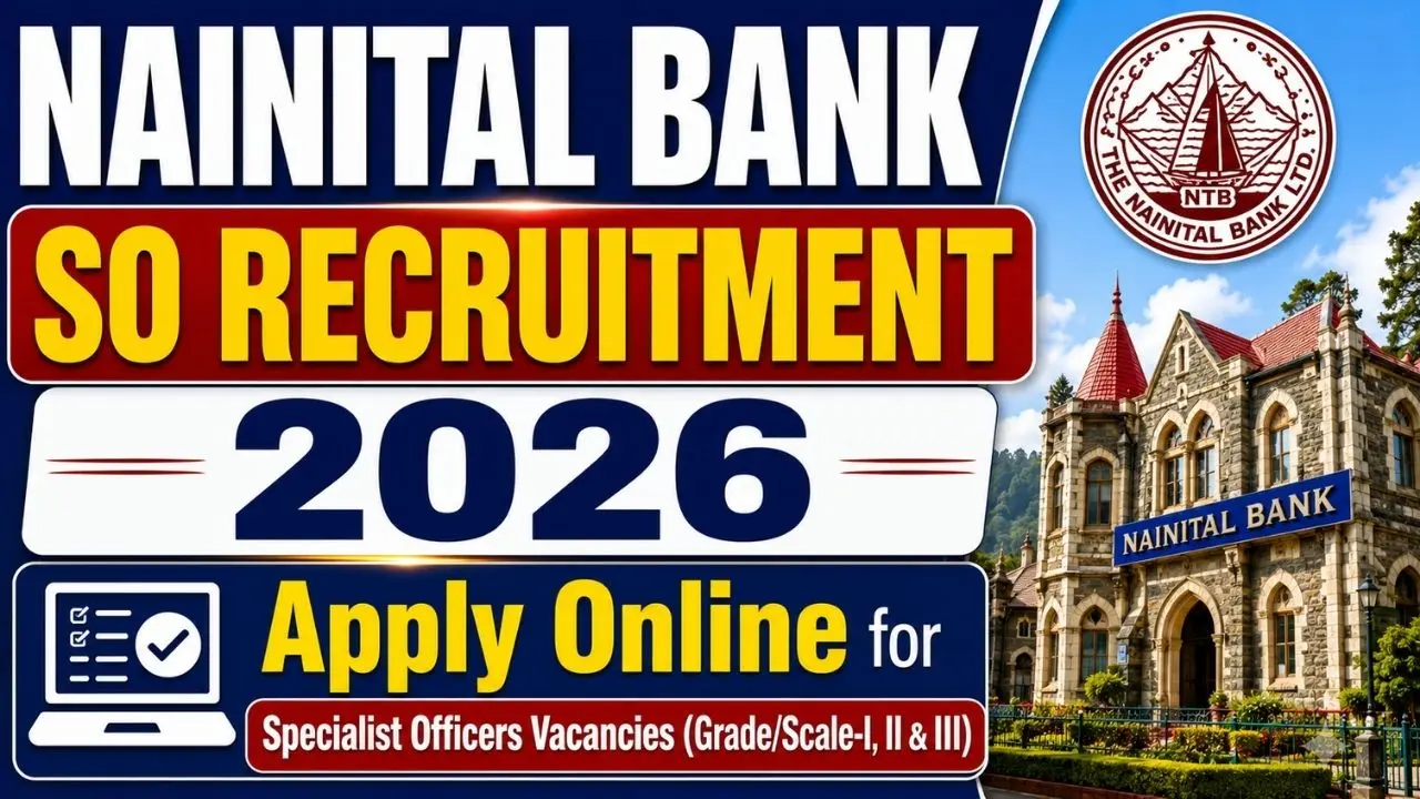 Nainital Bank Specialist Officers (SO) Recruitment 2026