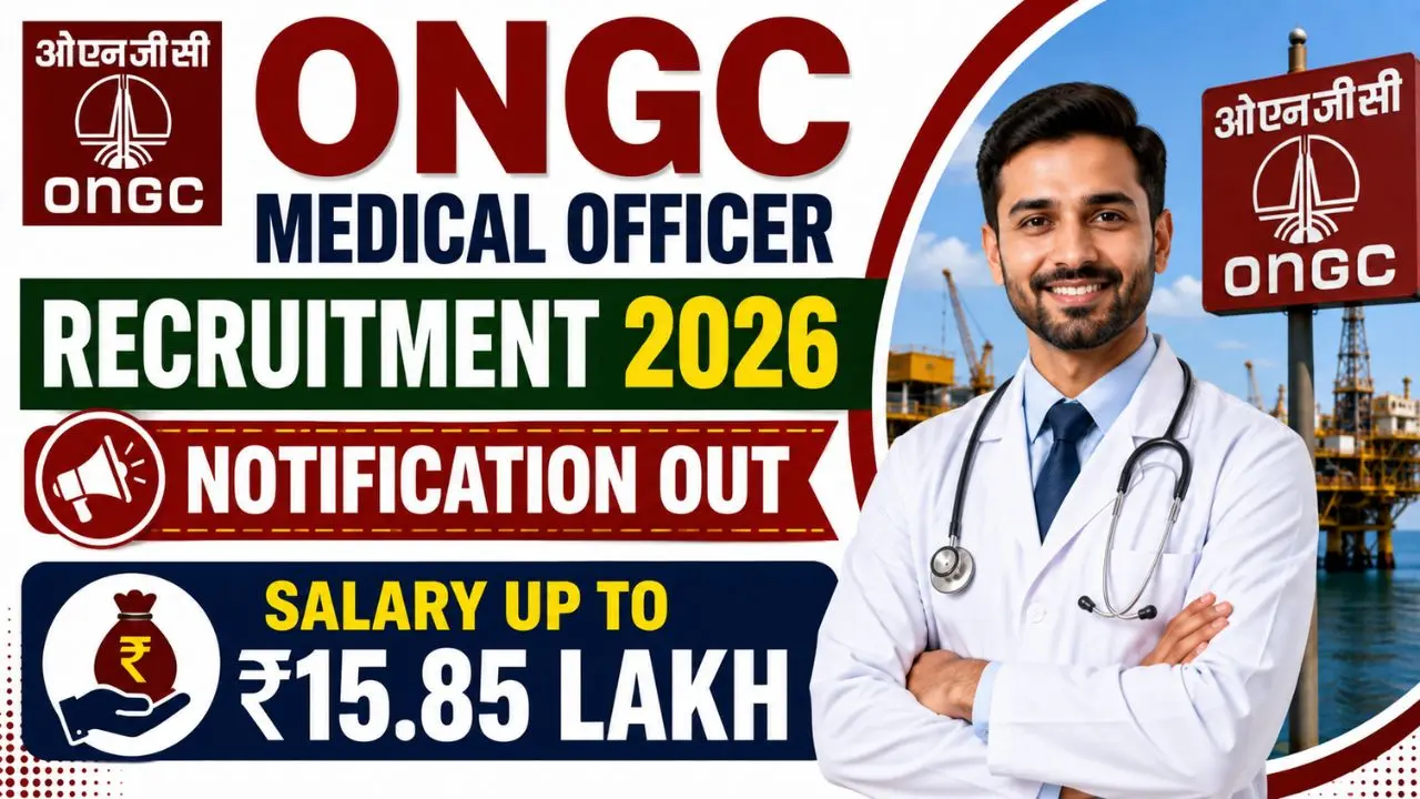 ONGC Medical Officer Recruitment 2026