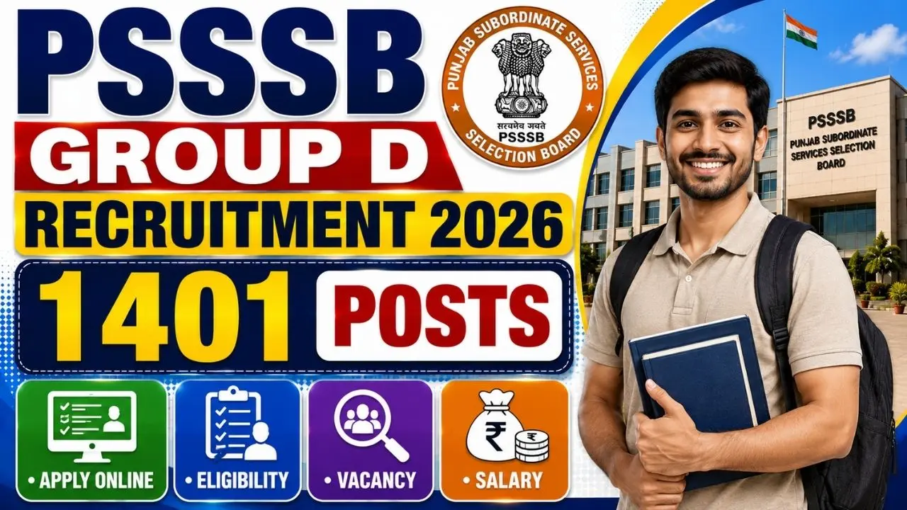Punjab PSSSB Group D Recruitment 2026