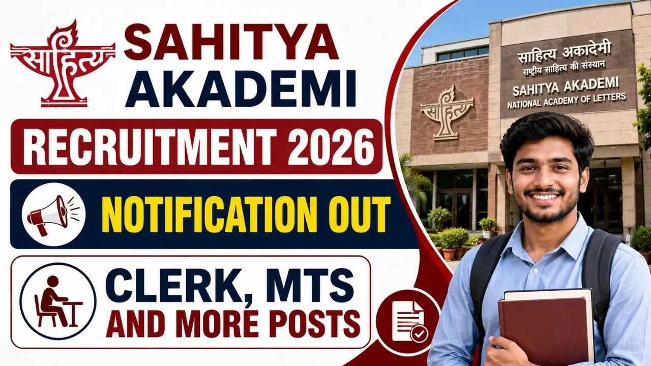 Sahitya Akademi Various Post Recruitment 2026