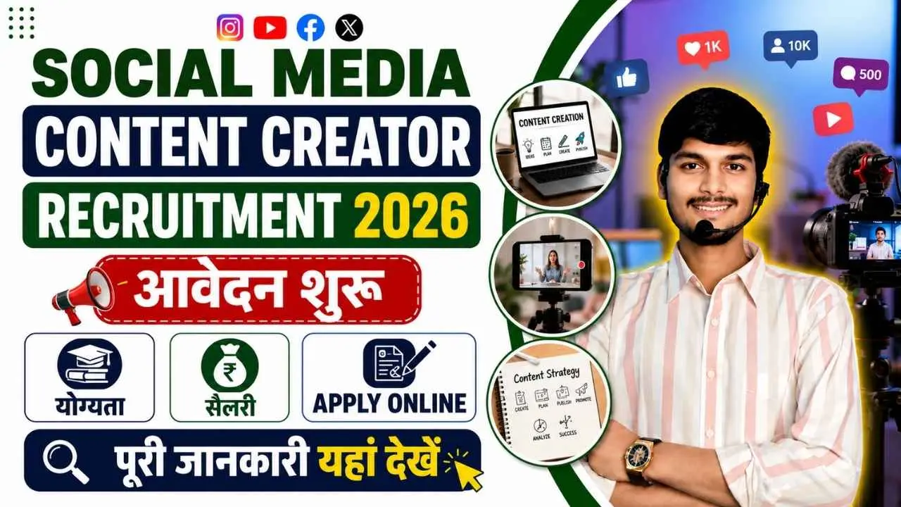 Social Media Content Creator Recruitment 2026