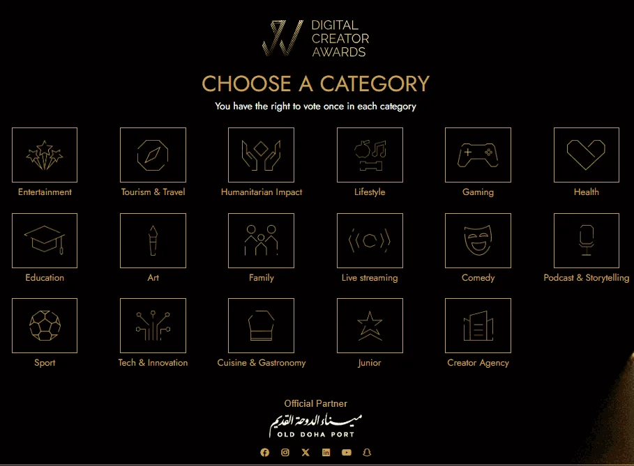 Vote For DS Helping Forever Digital Creator Awards 2026