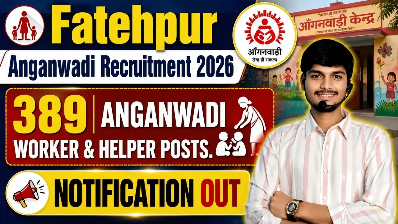 UP Fatehpur Anganwadi Recruitment 2026