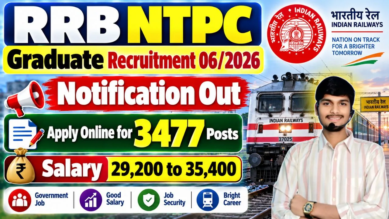 RRB NTPC Graduate Recruitment 2026