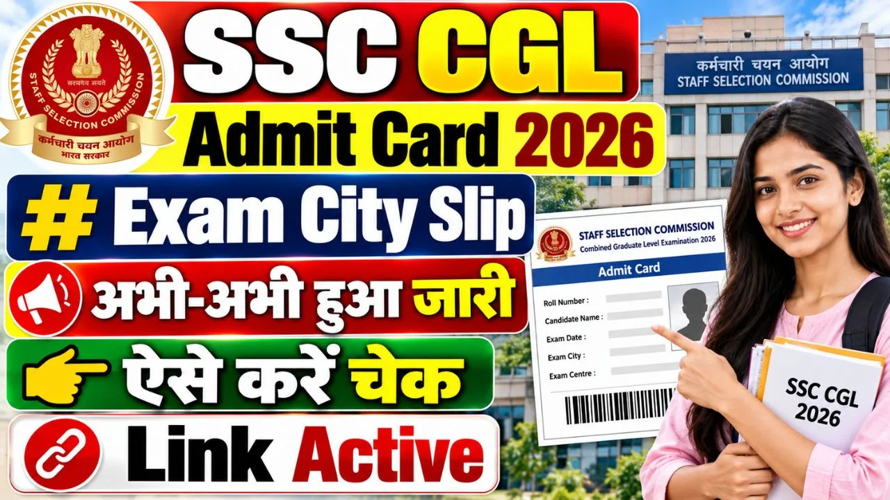 SSC CGL Admit Card 2026