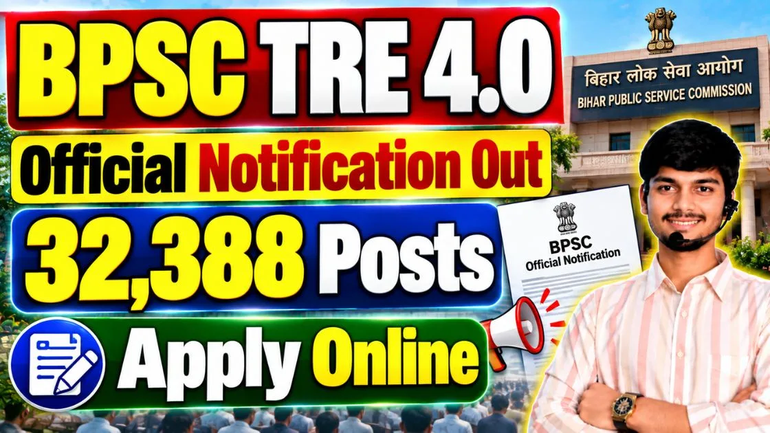 BPSC TRE 4 Online Apply 2026