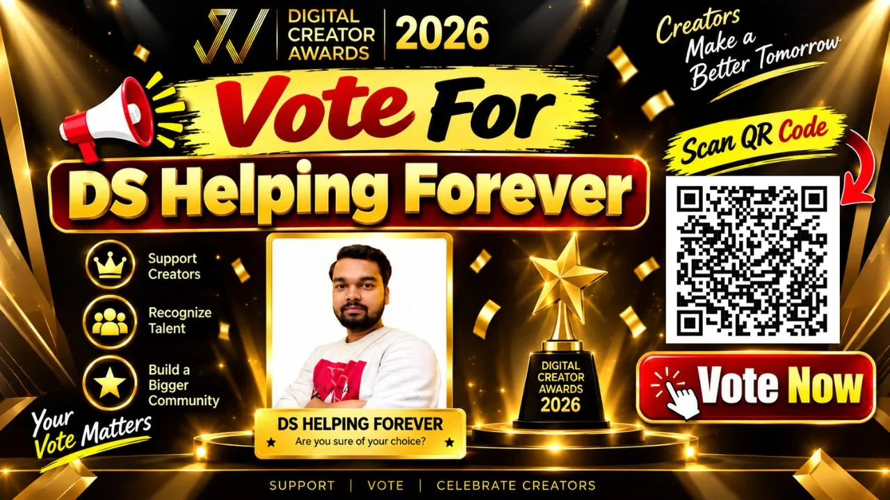 Vote For DS Helping Forever Digital Creator Awards 2026