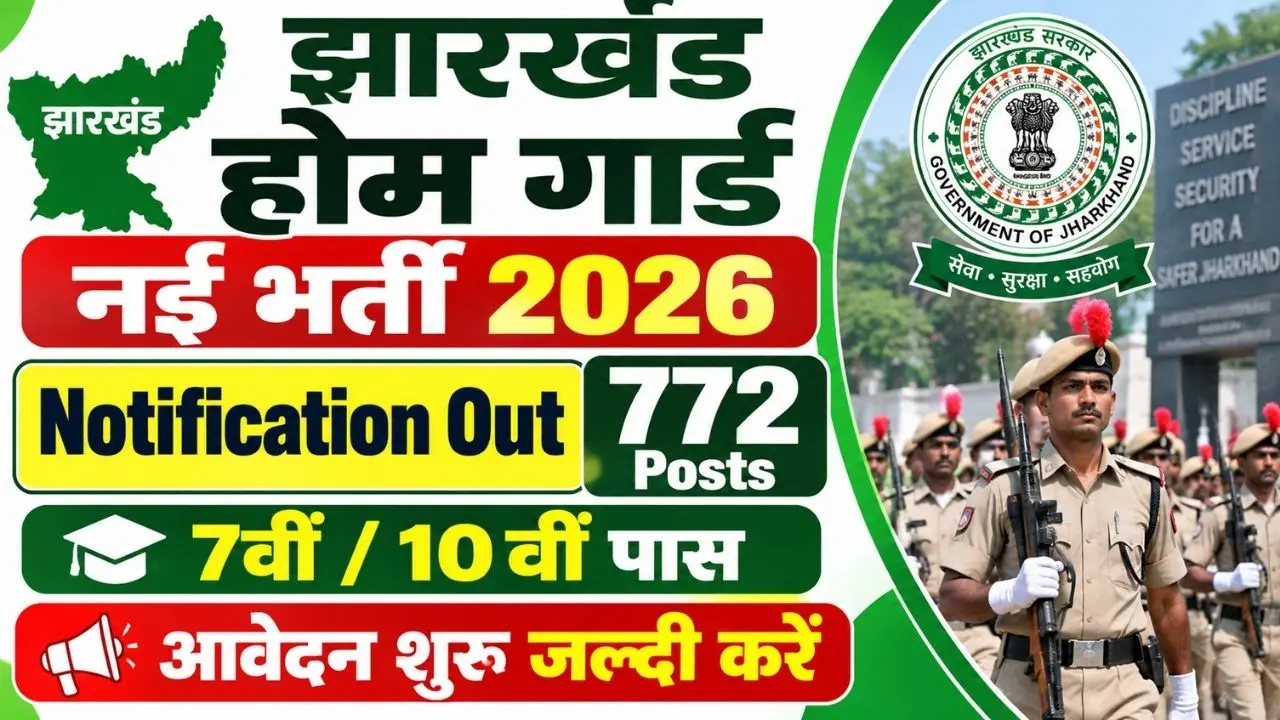 Jharkhand Home Guard Online Form 2026