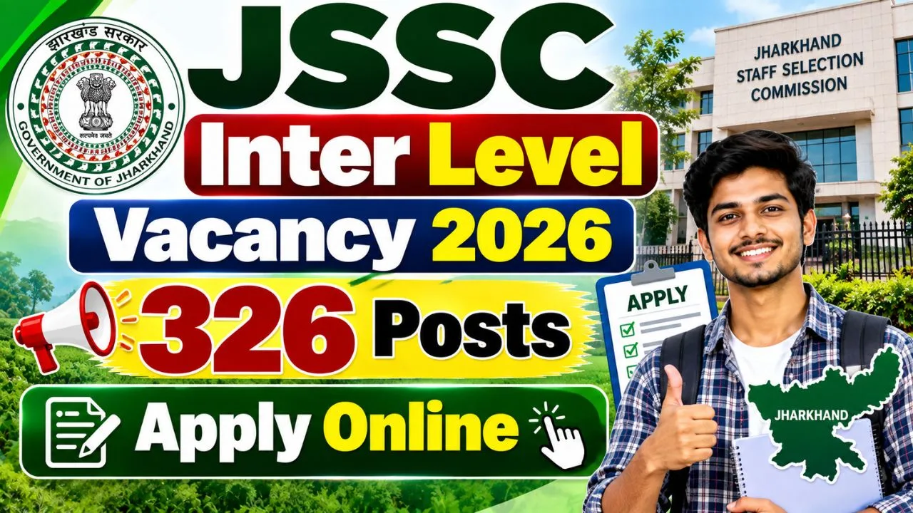 Jharkhand JSSC Inter Level Vacancy 2026