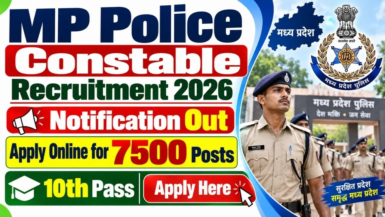 MP Police Constable Recruitment 2026