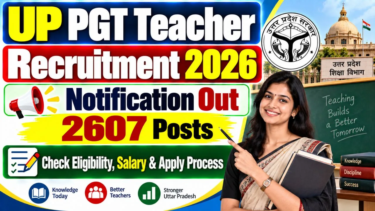 UPESSC PGT Teacher Online Form 2026
