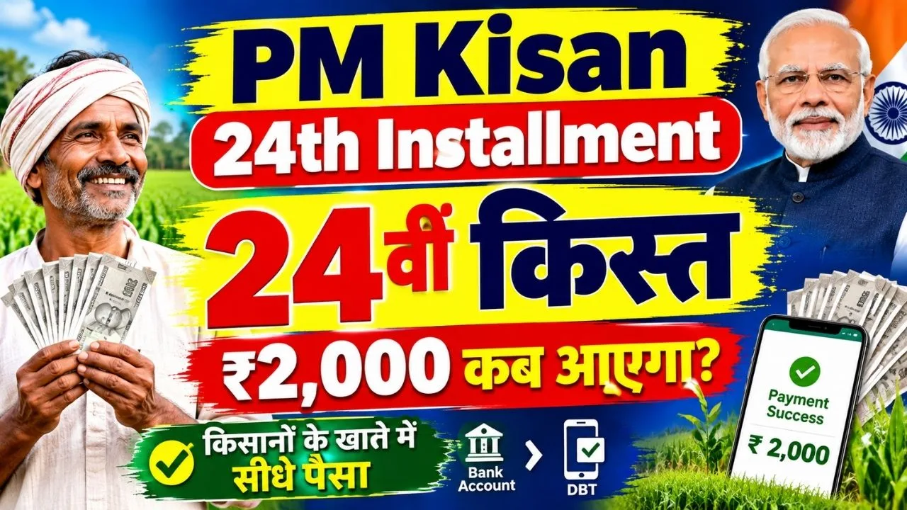 How To Check Payment Status of PM Kisan 24th Installment Date 2026