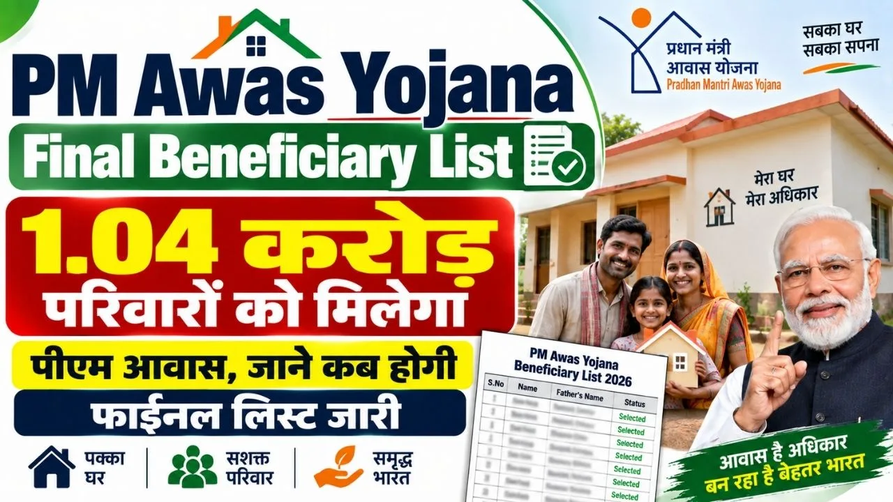 PM Awas Yojana Final Beneficiry List