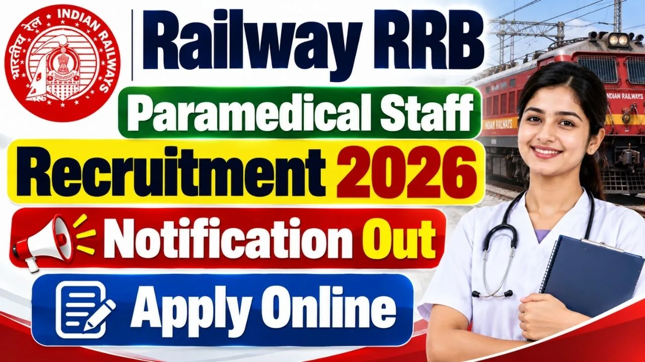 RRB Paramedical Staff Recruitment 2026