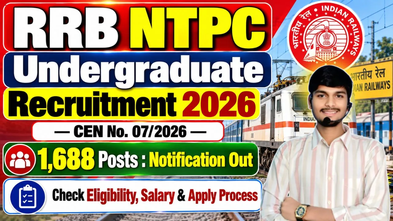 RRB NTPC Under Graduate Recruitment 2026