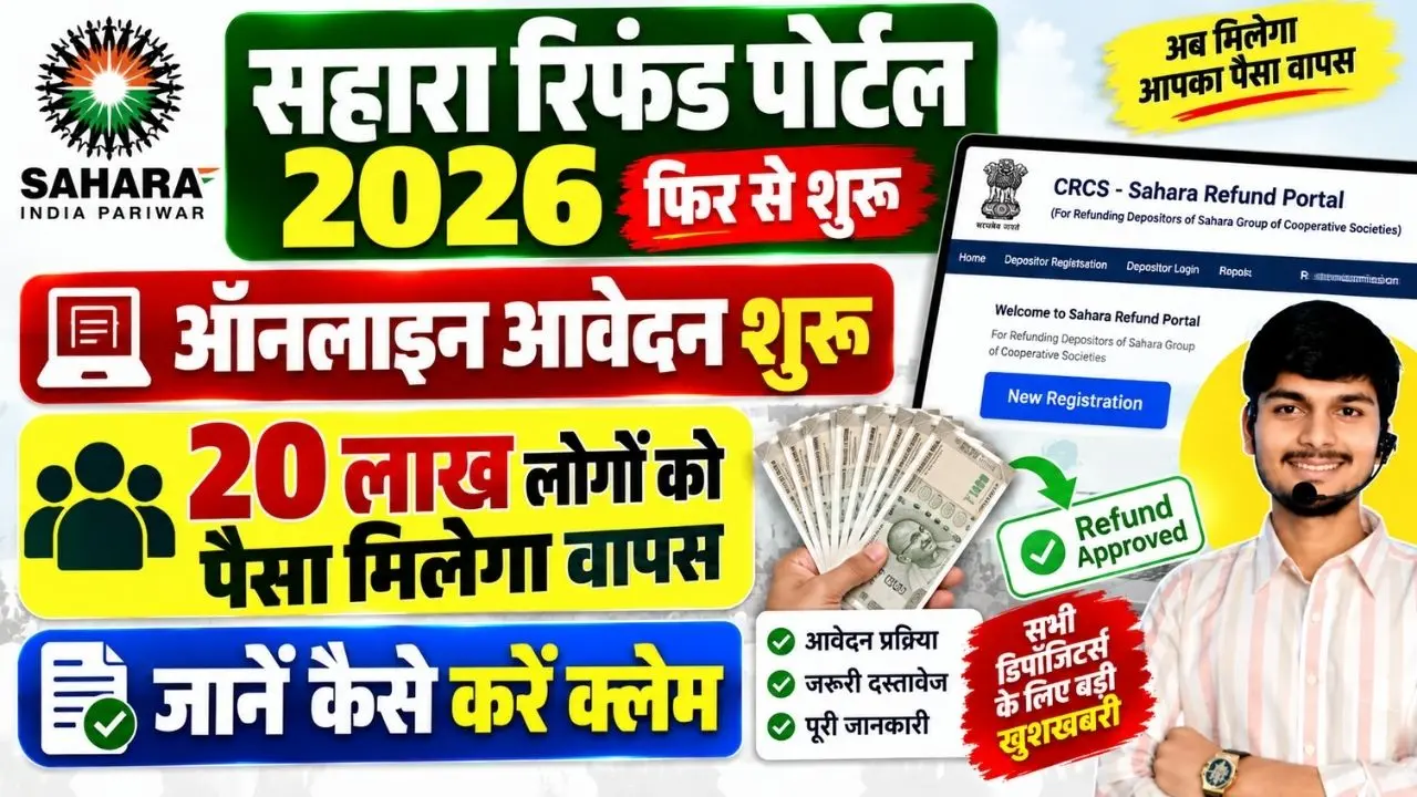 Sahara India Refund Portal Reopen 2026
