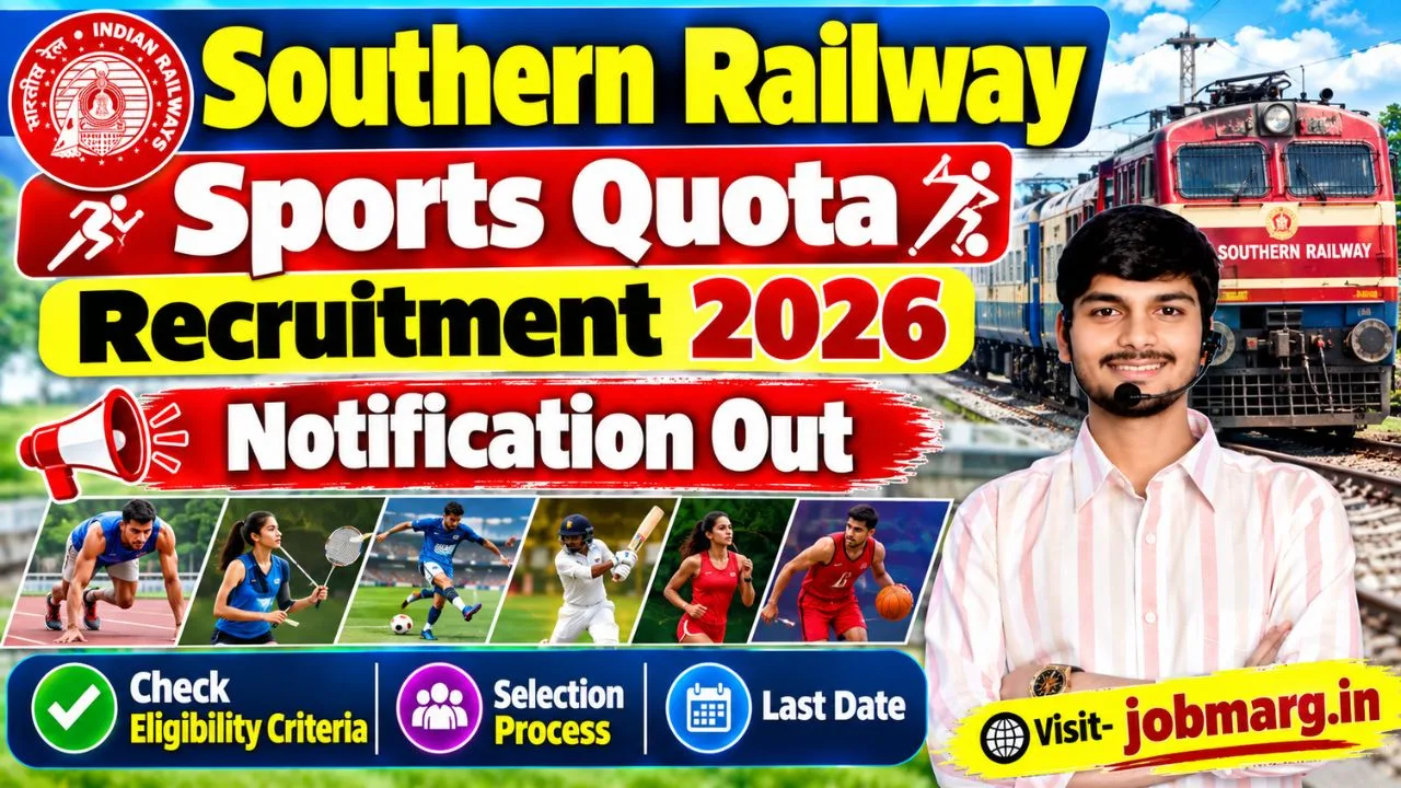 Southern Railway Sports Quota Recruitment 2026