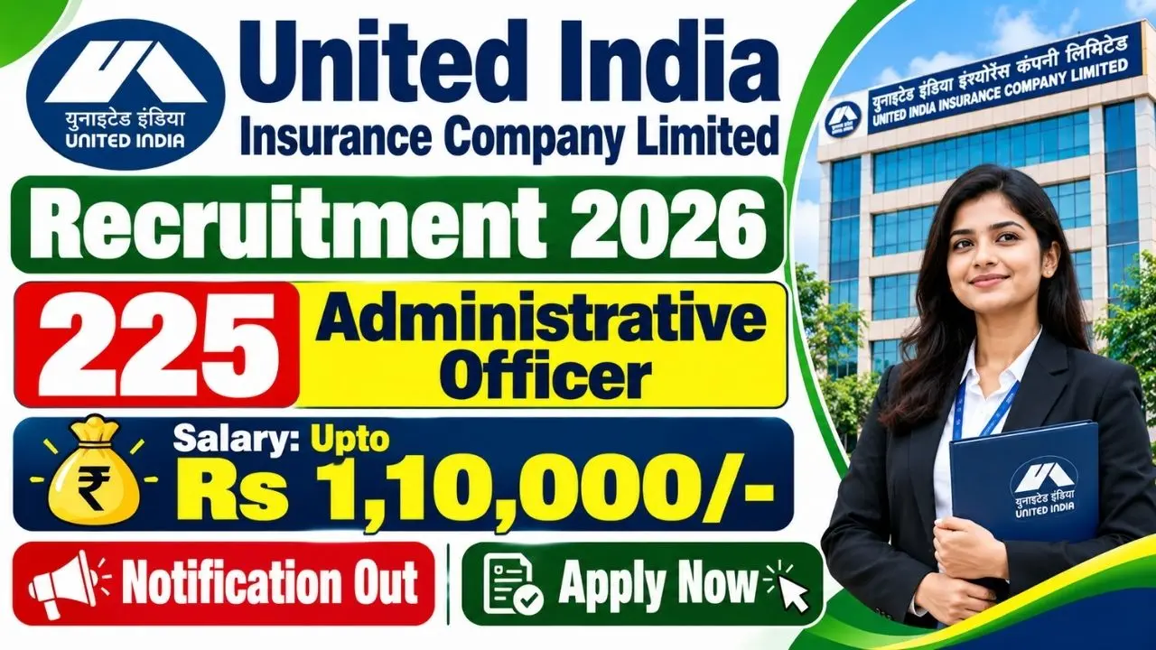 UIIC Administrative Officer (AO) Recruitment 2026
