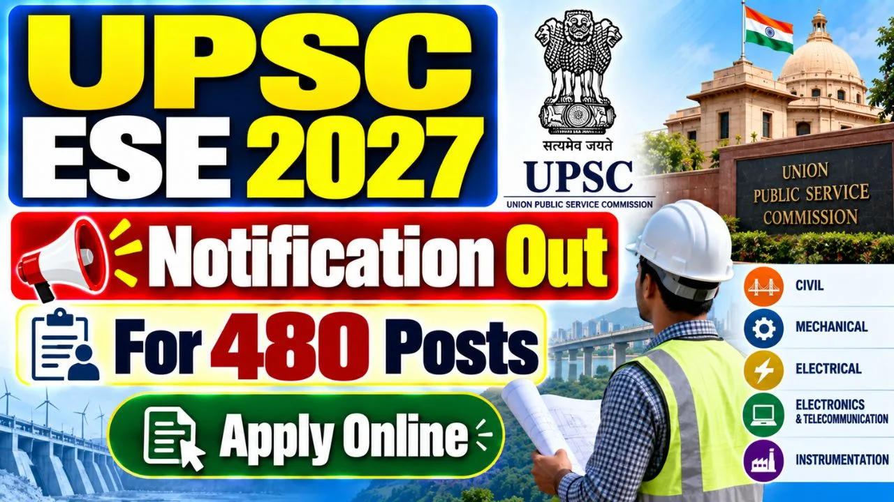 UPSC ESE 2027 Online Form