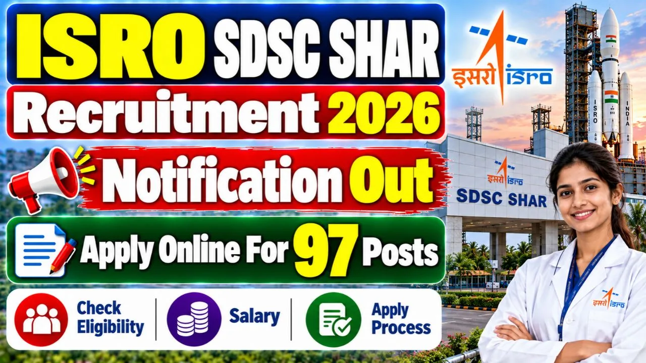ISRO SDSC SHAR Recruitment 2026