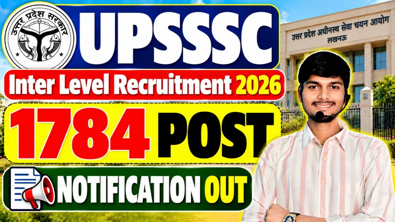 UPSSSC Inter Level Recruitment 2026