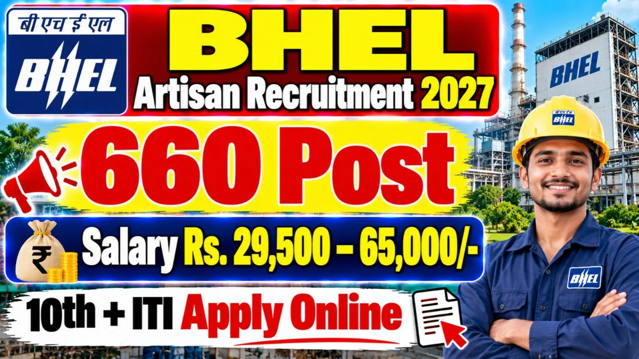 BHEL Artisan Recruitment 2027