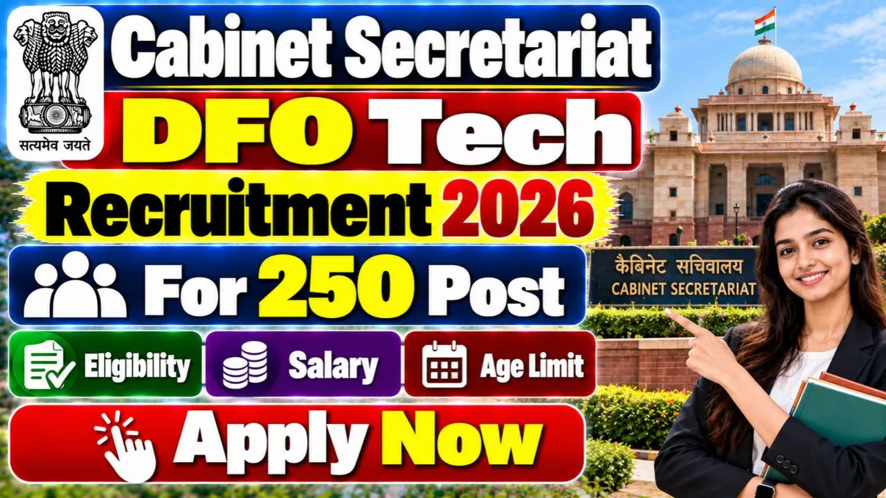Cabinet Secretariat DFO Tech Recruitment 2026