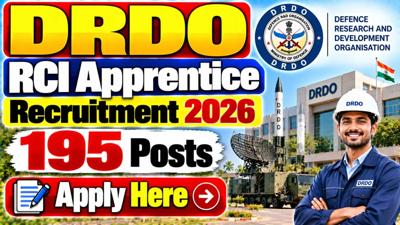 DRDO RCI Apprentice Recruitment 2026