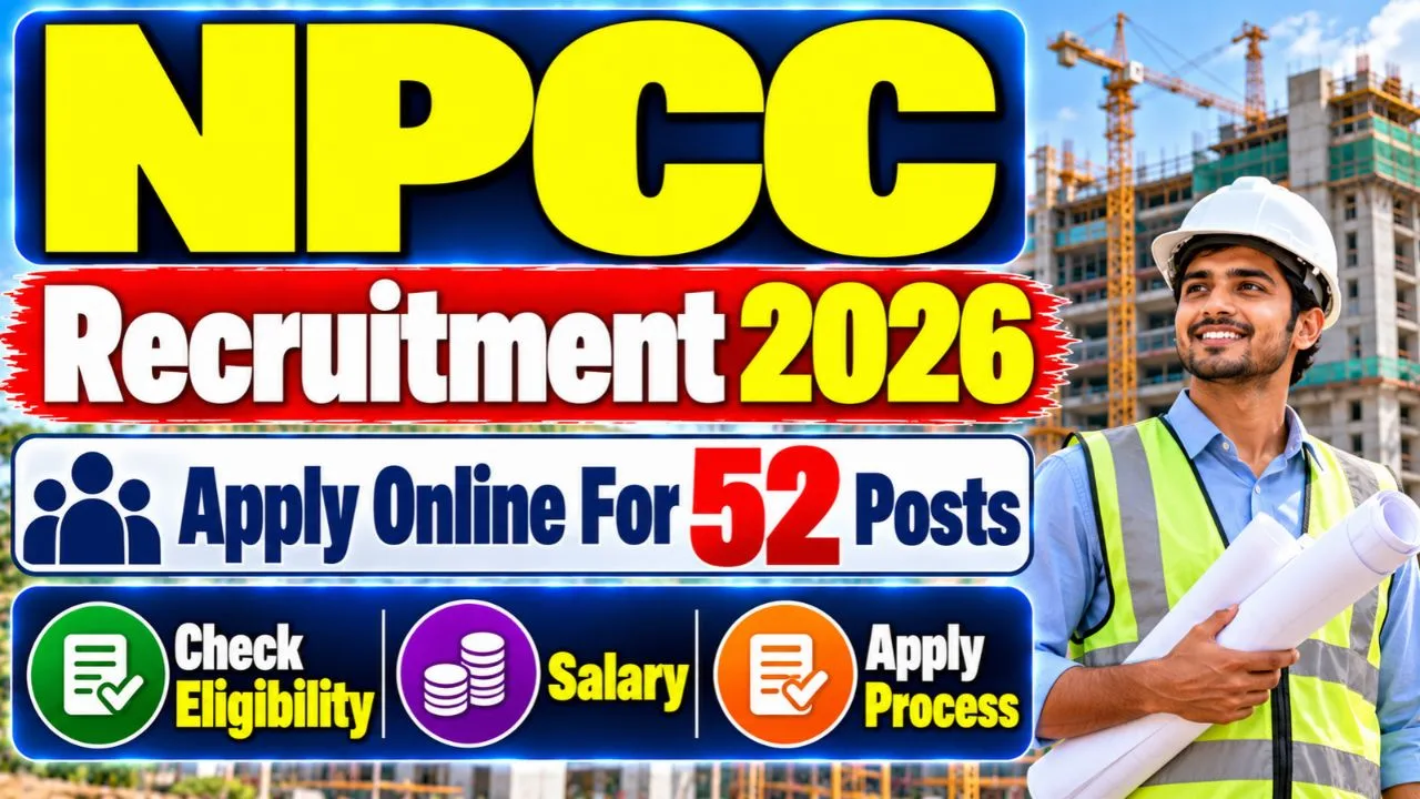 NPCC Various Posts Recruitment 2026