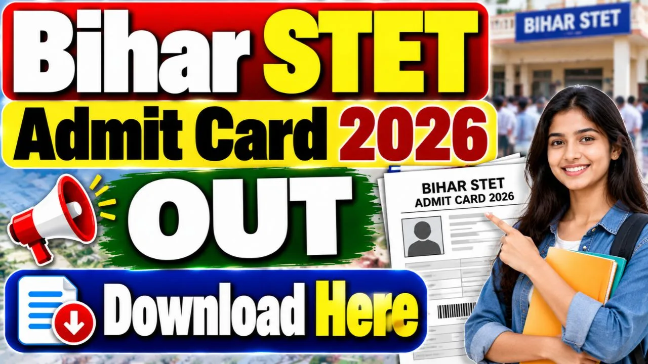 Bihar STET Admit Card 2026