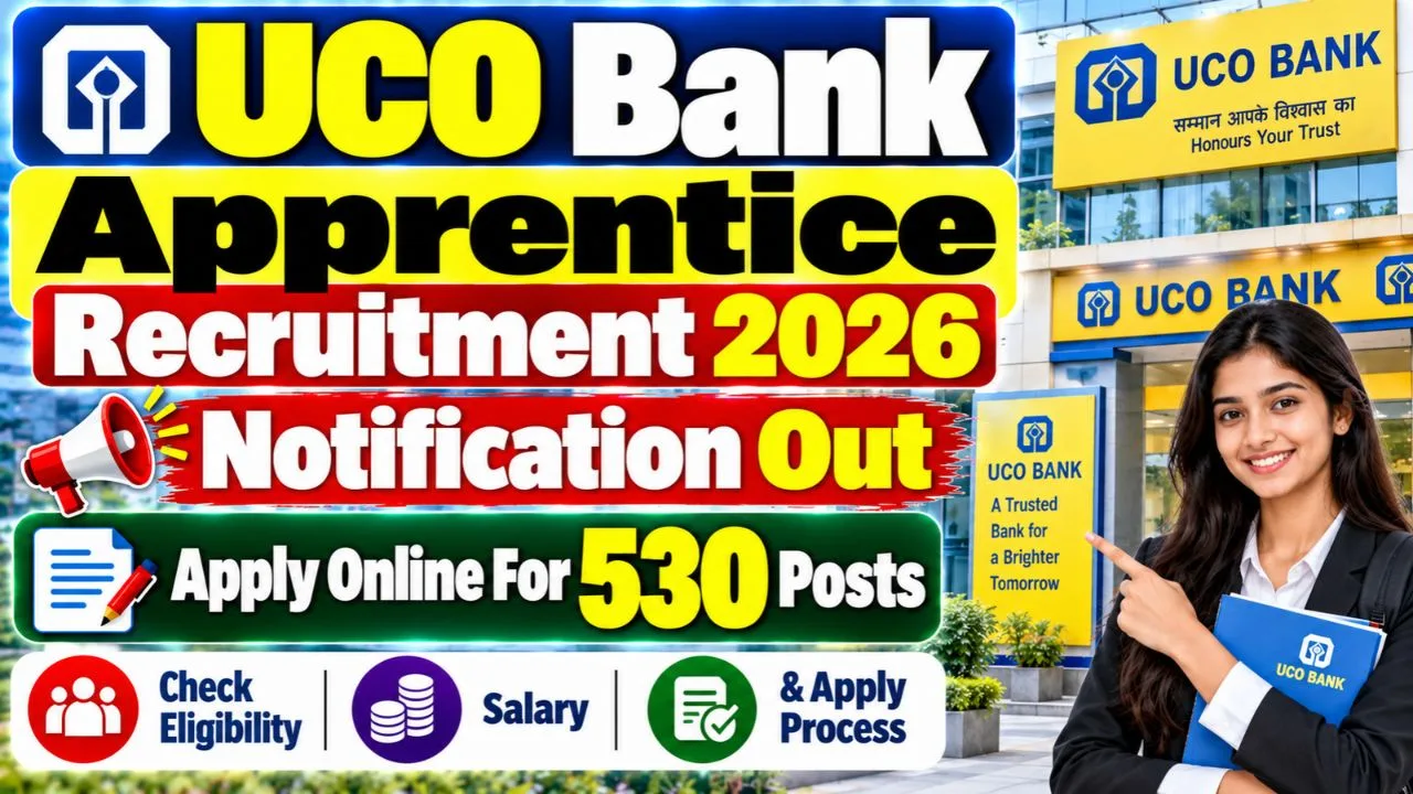UCO Bank Apprentice Online Form 2026